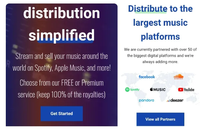 free distribution platform