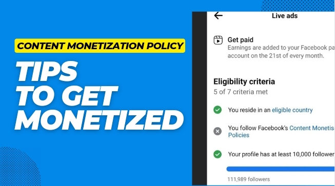 In-Stream Ads criteria on Facebook monetization
