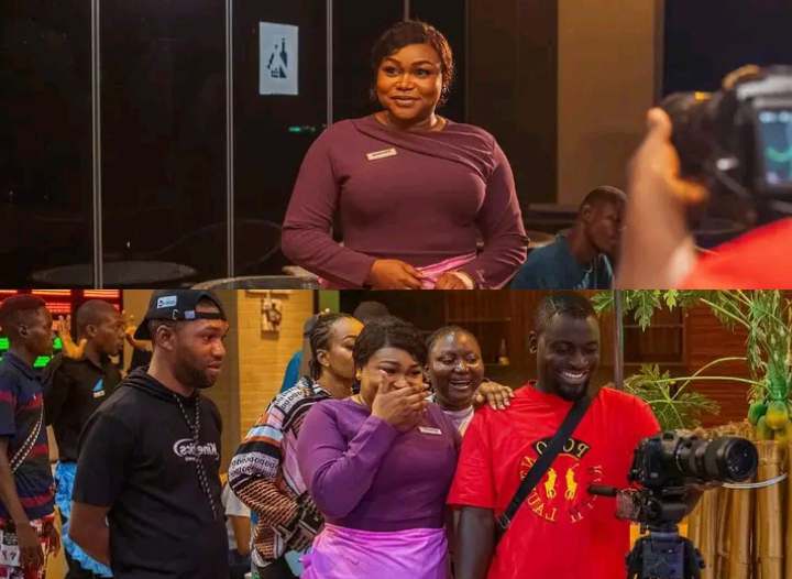 Ruth Kadiri behind the scene bts